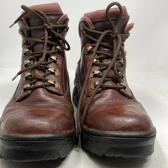 Chippewa Boots Brown Leather Work Snow Insulated Boots sz 9 1/2W